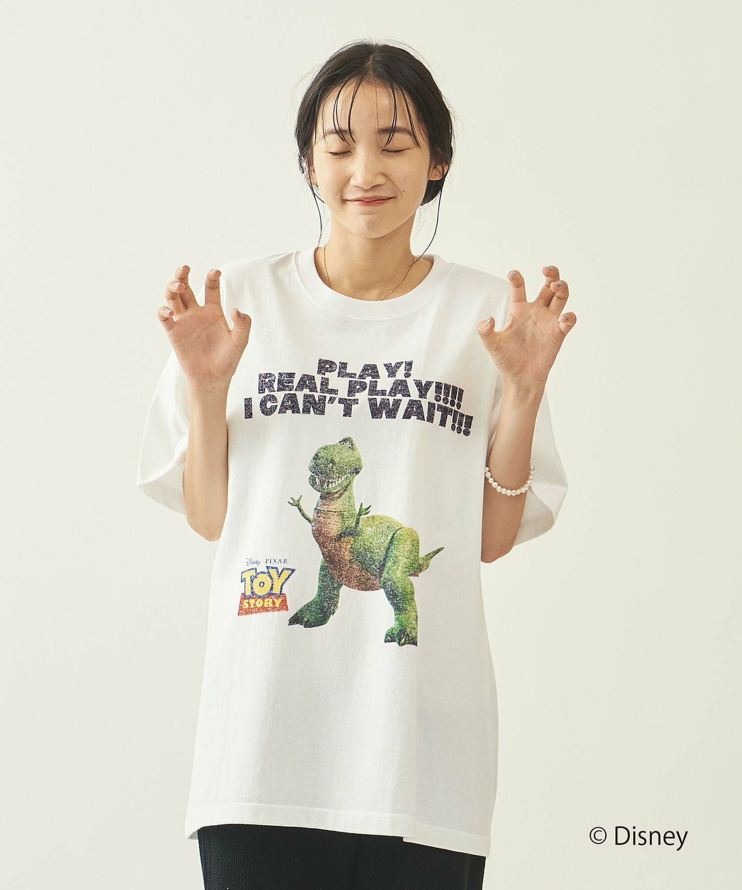 <info. BEAUTY&YOUTH限定 TOY STORY COLLECTION> REX  Tシャツ